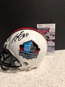 JSA DREW BREES SIGNED HALL OF FAME HOF MINI HELMET FULL SIG NEW ORLEANS SAINTS - Picture 1 of 2