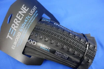 New Terrene ELWOOD Light 650B x 47c Gravel, Dirt Road Bike Tire 27.5"