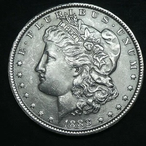1888 Morgan Silver Dollar $1 US Mint Coin - Picture 1 of 2