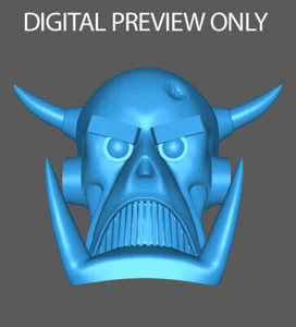 Death's Head custom casted head compatible with Transformers Deluxe Class - Picture 1 of 2