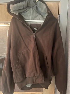 NEW-WITH-TAGS GANDER MOUNTAIN GUIDE SERIES WOMEN’S HOODED CANVAS JACKET BROWN XL - Image 1 of 3