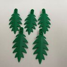 Lego 6148 Green Small Palm Leaves Replacement Parts Pieces Lot of 5