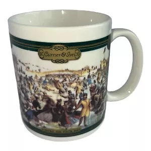 Vintage Currier and Ives Central Park Winter 1862 Coffee Tea Mug H.F. T. 95 - Picture 1 of 6