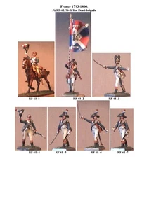 VID soldiers - RF-6I. 96-th line Demi-brigade, France 1793-1800 - kits 1/30 - Picture 1 of 100