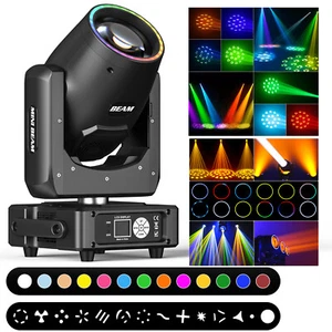 2x 350W LED Beam Moving Head 48Prisma 14Gobo Bühnenlicht DMX dj Spot Lichteffekt - Bild 1 von 17
