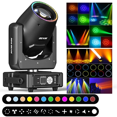 2x 350W LED Beam Moving Head 48Prisma 14Gobo Bühnenlicht DMX dj Spot Lichteffekt - Bild 1 von 4