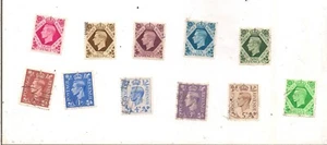 11 old UNITED KINGDOM stamps. - Picture 1 of 1