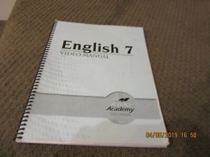 A Beka English 7 Video Manual - Imagen 1 de 3