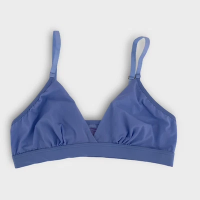 Pullover Commando para mujer talla S sin forro triángulo sin aros azul claro Foto 1 de 4