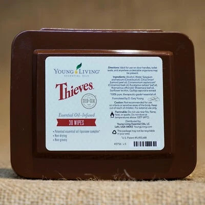 TOALLITAS Young Living THIEVES con Aceites Esenciales NUEVO ENVÍO GRATUITO en 24 horas Foto 1 de 2