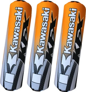 KFX Shock CoverS Set3 KAWASAKI KFX all model all Yeare Orange color - Picture 1 of 3