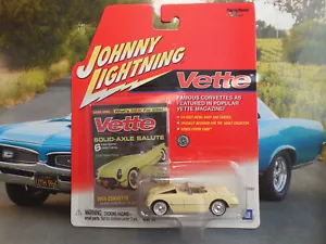 1955 CHEVY CORVETTE CONVERTIBILE 2001 JOHNNY LIGHTNING VETTE SERIE 1:64 SPEDIZIONE GRATUITA - Foto 1 di 3
