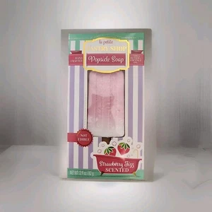 La Petite Pastry Shop Popsicle Soap Strawberry Fizz Scented 2.9oz Hand Crafted - Picture 1 of 8