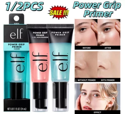 e.l.f. Power Grip Primer Gel-Based Hydrating Face Primer Moisturizes Skin Care - Image 1 of 3