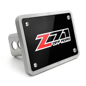 Chevrolet Z71 Off Road UV Graphic Black Billet Aluminum 2" x 2" inch Hitch Cover - Picture 1 of 6