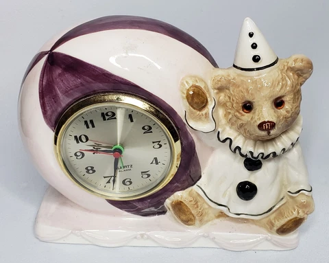 Bialosky & Friends Collectible Bear Alarm Desk Clock 1985 Cover