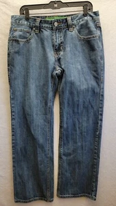 Rock & Roll Men's Actual 📏 34x28 Pistol Straight Blue Denim Jeans - Picture 1 of 11