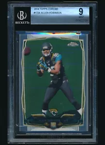 2014 Topps cromo novato #172A Allen Robinson radiocontrol BGS 9 - Imagen 1 de 2