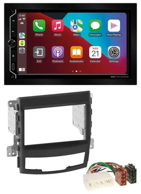 ESX 2DIN DAB USB MP3 Bluetooth Autoradio für SSangYong Korando 10-13 - Bild 1 von 4
