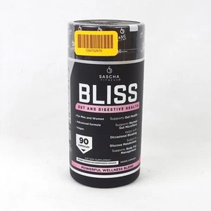 Sascha Fitness Bliss Gut and Digestive Health Dietary Supplement - 90 Capsules - Picture 1 of 4