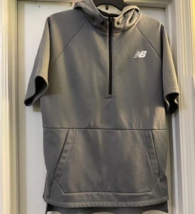 New Balance Herren Bp Kurzarm Fleece Training Hoodie dunkelgrau - Bild 1 von 8