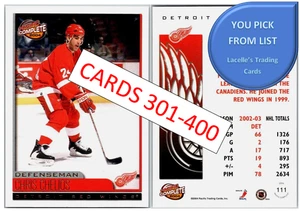 2003-04 Pacific Complete Hockey Base Cards (301-400)  - U-Pick From List - Picture 1 of 145