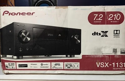 Pioneer VSX-1131 7.2 Channel Network A/V Receiver (4K, Dolby Atmos, audessey) - Image 1 of 4