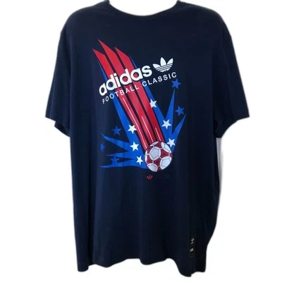 Adidas World Cup USA 94 Football Classic FIFA Team NWT Men's Unisex T-Shirt 2XL  - Image 1 of 4
