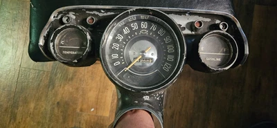 1957 Chevrolet dash cluster & gauges 42k Nomad BelAir 210 150 hardtop 57 chevy - Image 1 of 4