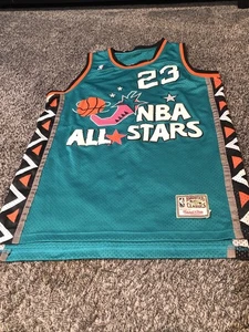 MITCHELL & NESS #23 MICHAEL JORDAN NBA ALL STAR GAME BASKETBALL TRIKOT GRÖSSE 50 - Bild 1 von 5