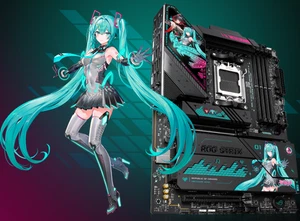 Presale ASUS  ROG X870E RO Hime× Hatsune Miku Edition AM5 motherboard - Bild 1 von 12
