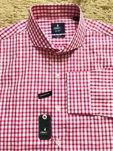 johnnie-O Top Shelf Button Up Shirt Mens Size XL Plaid Bandana Red White NWT - Picture 1 of 3