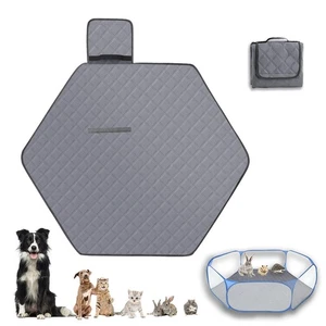 Hexagon Washable Liner for Small Animal Playpen, Portable Reusable Guinea Pig... - Picture 1 of 7