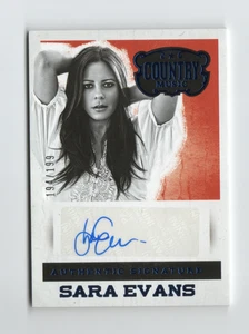Panini Country Music 2014 Auto Autograph Card S-SE Sara Evans #194/199 - Picture 1 of 4
