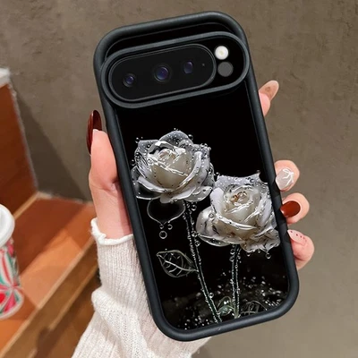 Case For Google Pixel 9 Pro XL 8 7 Pro 8A 7A Shockproof Rose Soft Silicone Cover - Image 1 of 4