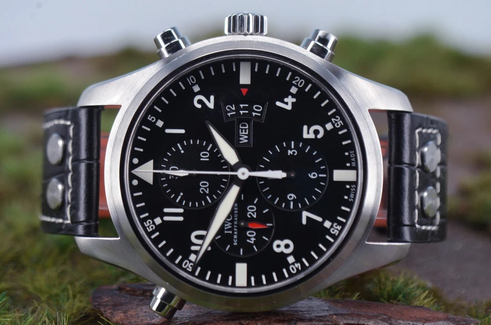 IWC Fliegeruhr 46 Doppel Chronograph, UNGETRAGEN, B&P, IW1377801, NP EUR 11.700 - Bild 1 von 4