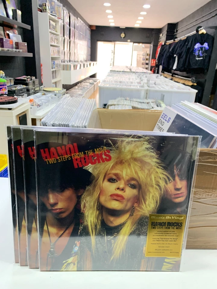 Hanoi Rocks LP Two Steps from The Move 2023 Translucent Red Vinyl - Image 1 of 1