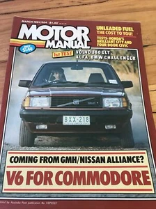 MOTOR MANUAL magazine MARCH 1984 360GLT CORONA CIVIC BMW 3 SERIES - Picture 1 of 2