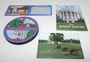 Arlington / Manassas / DC Travel Magnets • Cemetery Henry Hill Park White House - Picture 1 of 9