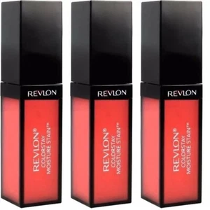 3Revlon Colorstay Moisture Stain Gloss Lip Color Shine # 025 Cannes Crush Sealed - Picture 1 of 4