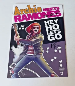 ARCHIE MEETS THE RAMONES #1 CONVENTION VARIANTE SIGNIERT DAN PARENT MATT ROSENBERG - Bild 1 von 2