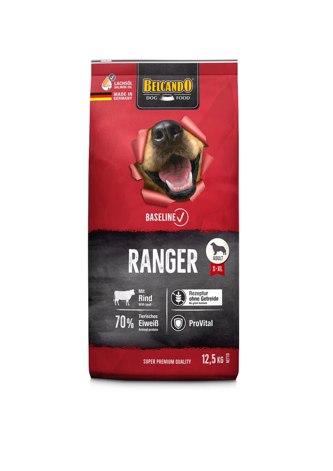 Belcando Baseline RANGER GF 12,5 kg - Trockenfutter für ausgewachsene Hunde - Bild 1 von 1