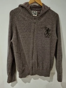 Sudadera con Capucha Replay Para Hombres De Colección Cálida Lana Mezcla Algodón Cremallera Calce Ajustado Talla Grande - Imagen 1 de 13