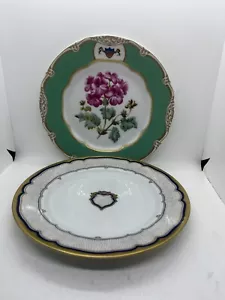 Coppia Di Piatti Dessert Woodmere Casa Bianca Cina 7,5"" Polk & Pierce in perfette condizioni - Foto 1 di 14