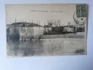CPA 47 LAYRAC - Moulin sur le GERS - Imagen 1 de 2