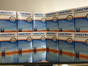 UNISTRIP Blood Glucose Test Strips 600 COUNT, EXP 05/2024 free shipping 