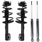 4pcs Complete Strut Coil Spring Assembly Shocks For Toyota Sienna 2011-2014 FWD Nissan Urban