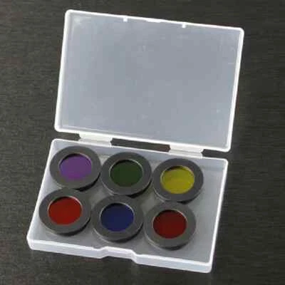 Black Dog Series M28.6 Filtro Planetario Nebulosa Luna Filtro Caja Plástico 6 Colores Foto 1 de 4