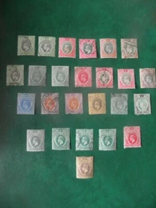 Stamps : Southern Nigeria KEVII KGV : 1903,1904,1907,1912 . - Picture 1 of 6