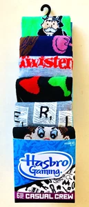 6 Pairs Of Hasbro Gaming Casual Crew Socks - Foto 1 di 2